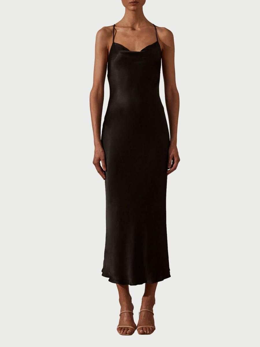 Shona Joy Cowl Back Midi Dress photo 3