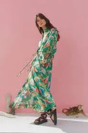 Alemais Arlo Shirt Dress Green Size 14 photo 3
