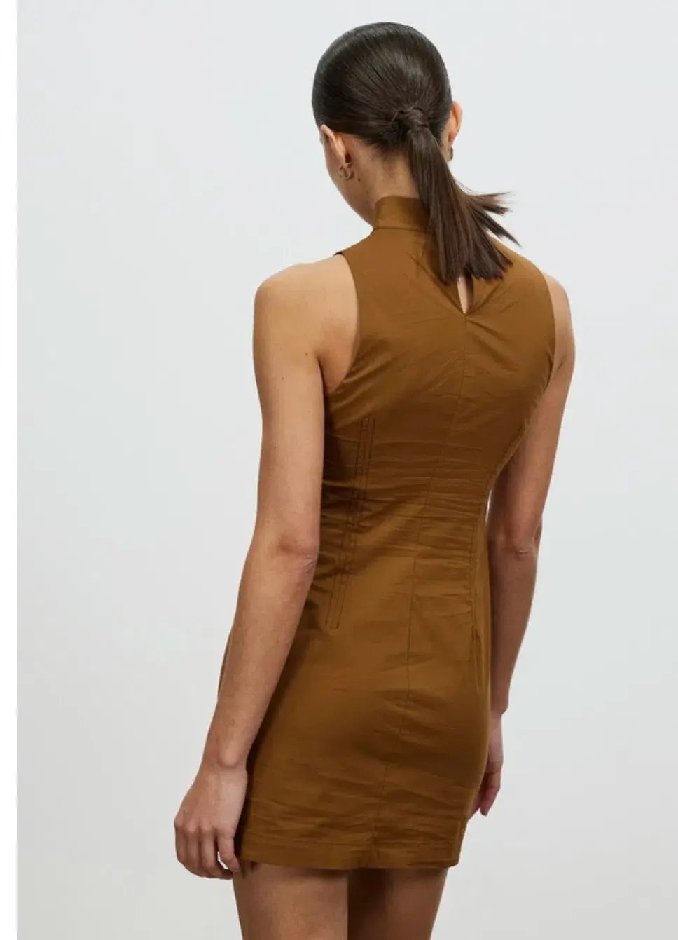 Lover Hadley Mini Dress Brown Size 8 photo 4