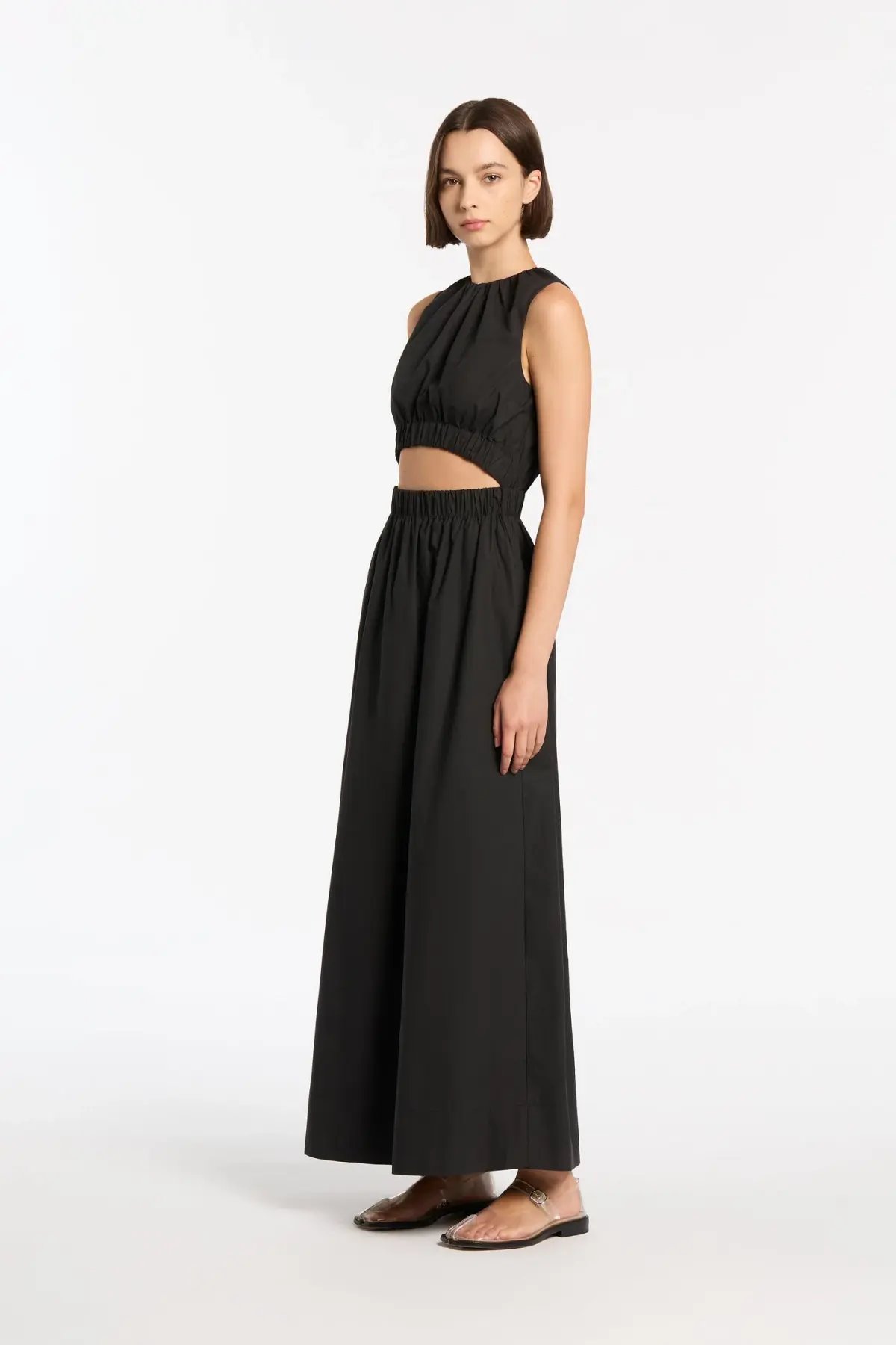 Sir The Label Dion Gathered Dress Black Size 0 / 6 AU photo 2