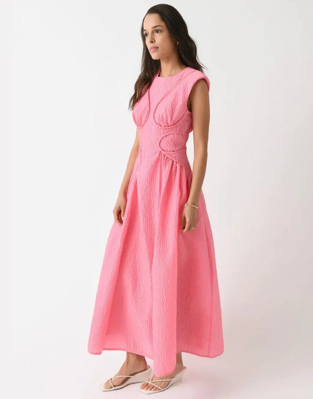 Rachel Gilbert Celia Dress Pink Size 4 / AU 14 photo 3