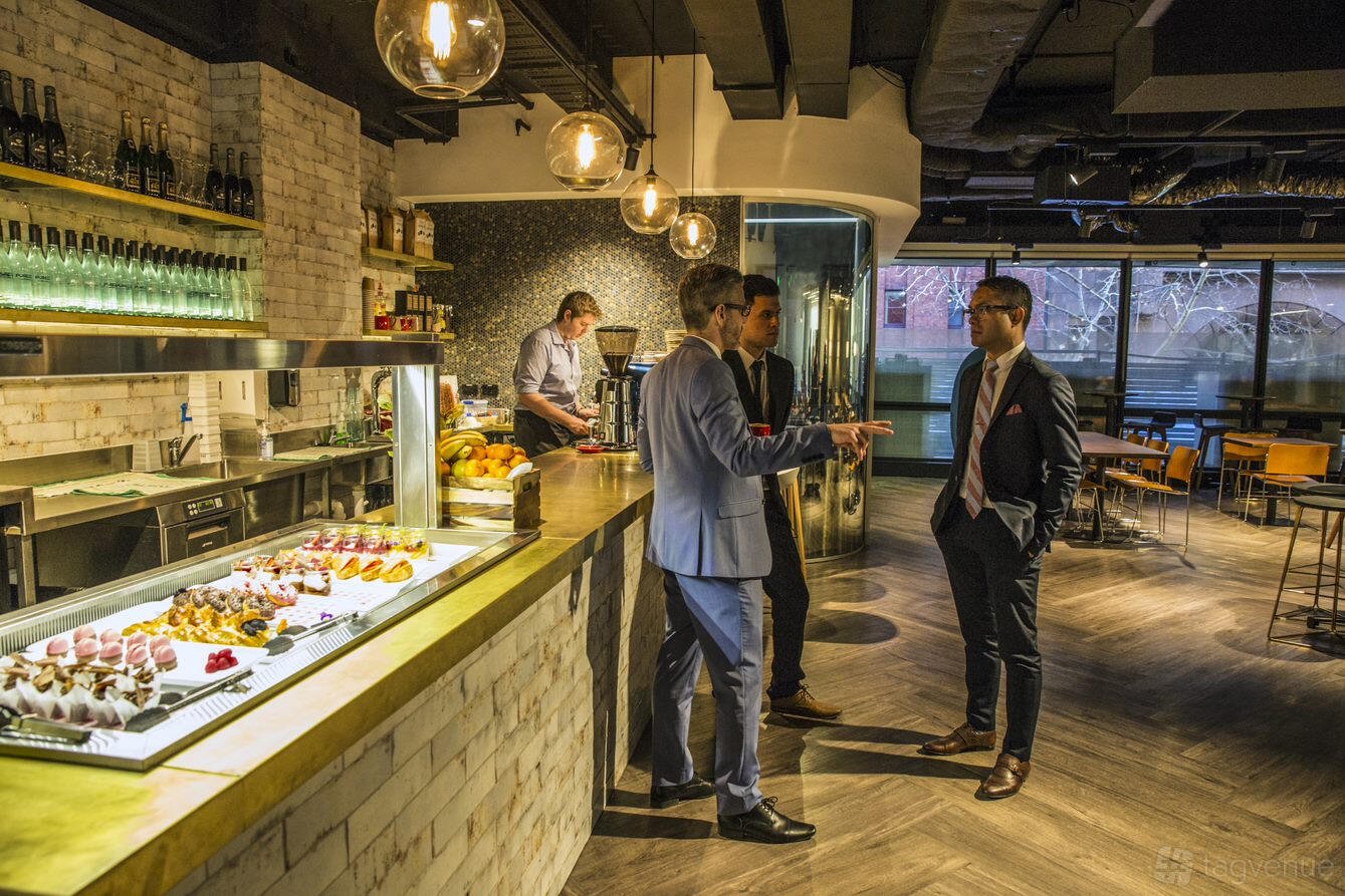 Lounge, Bar and Dining Area at Cliftons Sydney Spring St photo 3