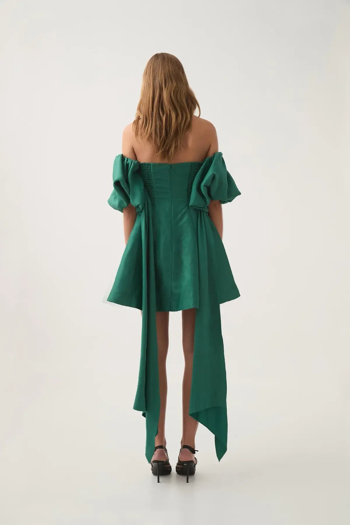 Aje Incarnation Mini Dress Emerald Size AU 8 photo 2