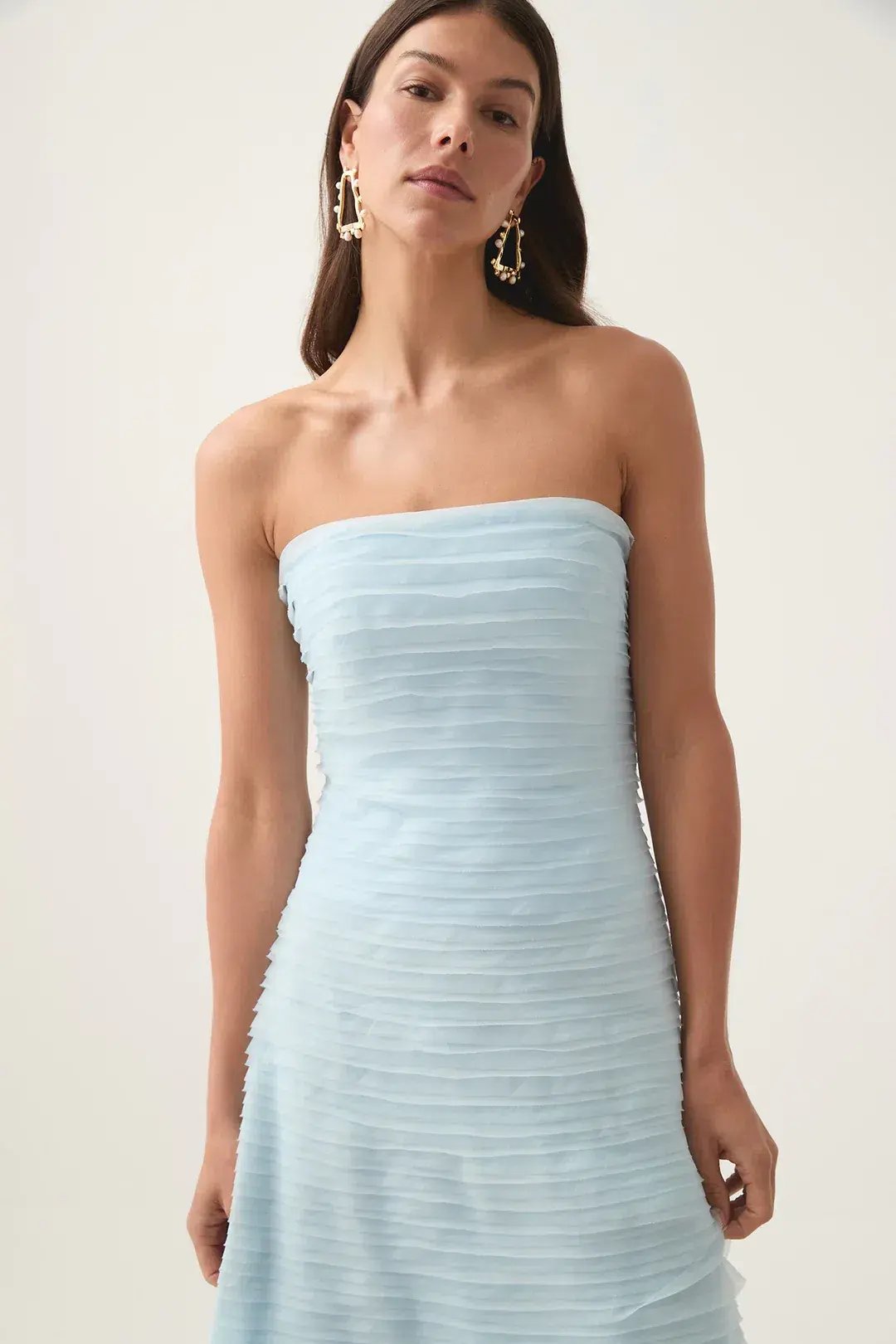 Aje Soundscape Maxi Dress Sea Breeze Size Au 6 photo 2