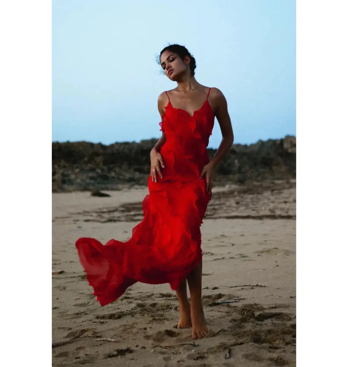 Rat & Boa Cecelia Dress Red Size M / AU 10 photo 2