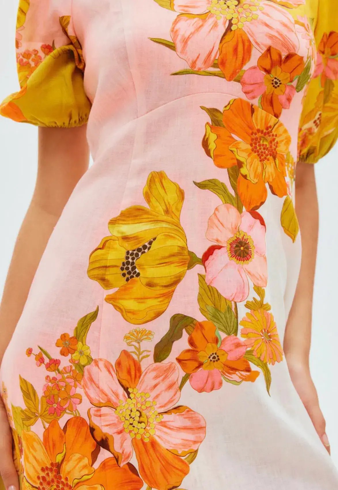 Alemais Silas Day Dress Print Size AU 8 photo 4