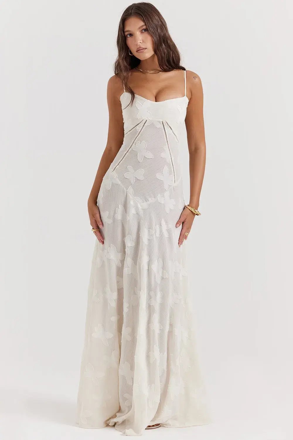 House of CB Seren Maxi Dress White Size XS / AU 6 photo 4