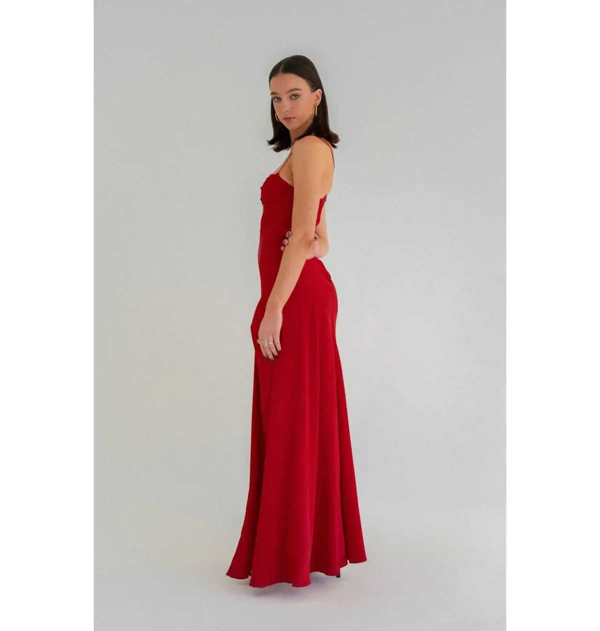 HNTR The Label Gaia Gown Wine Size S / AU 8 photo 2