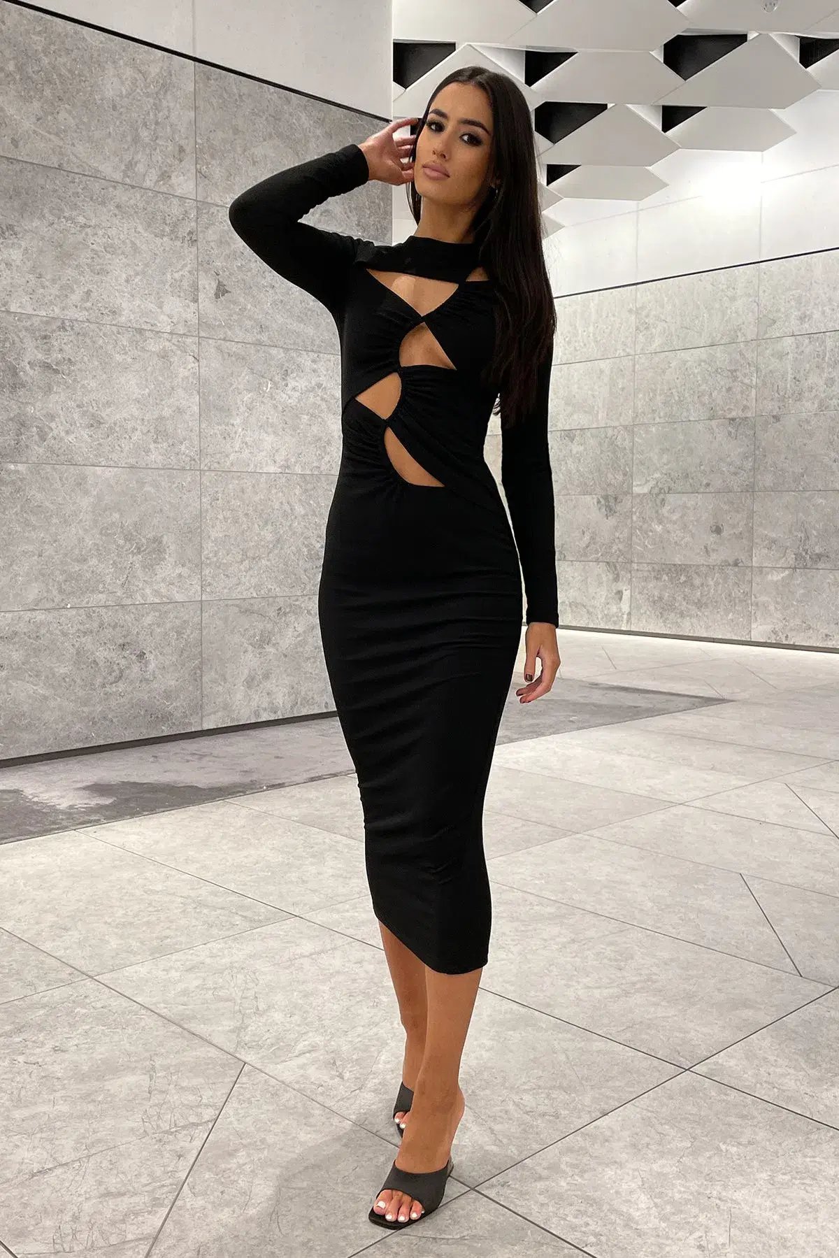 Eliya The Label Cabana Dress Black Size XS photo 4