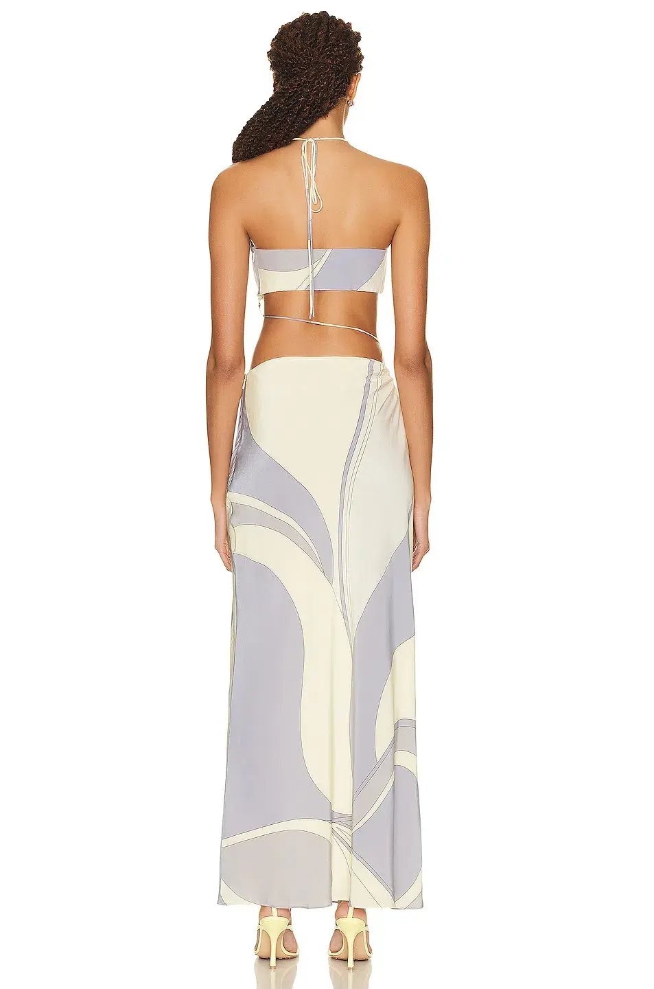 Sir The Label Adrianna Deconstructed Dress Cesco Print Size 3 / 12 AU photo 4