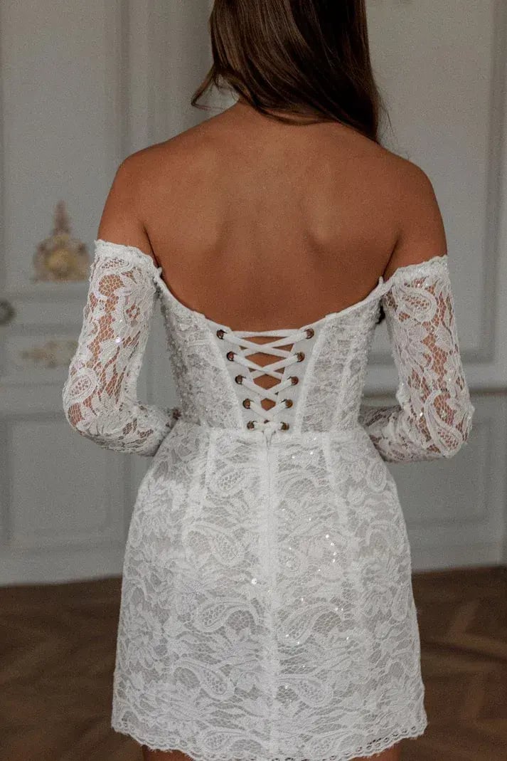 Rosie Etienne Anna Dress White Size AU 8 photo 4