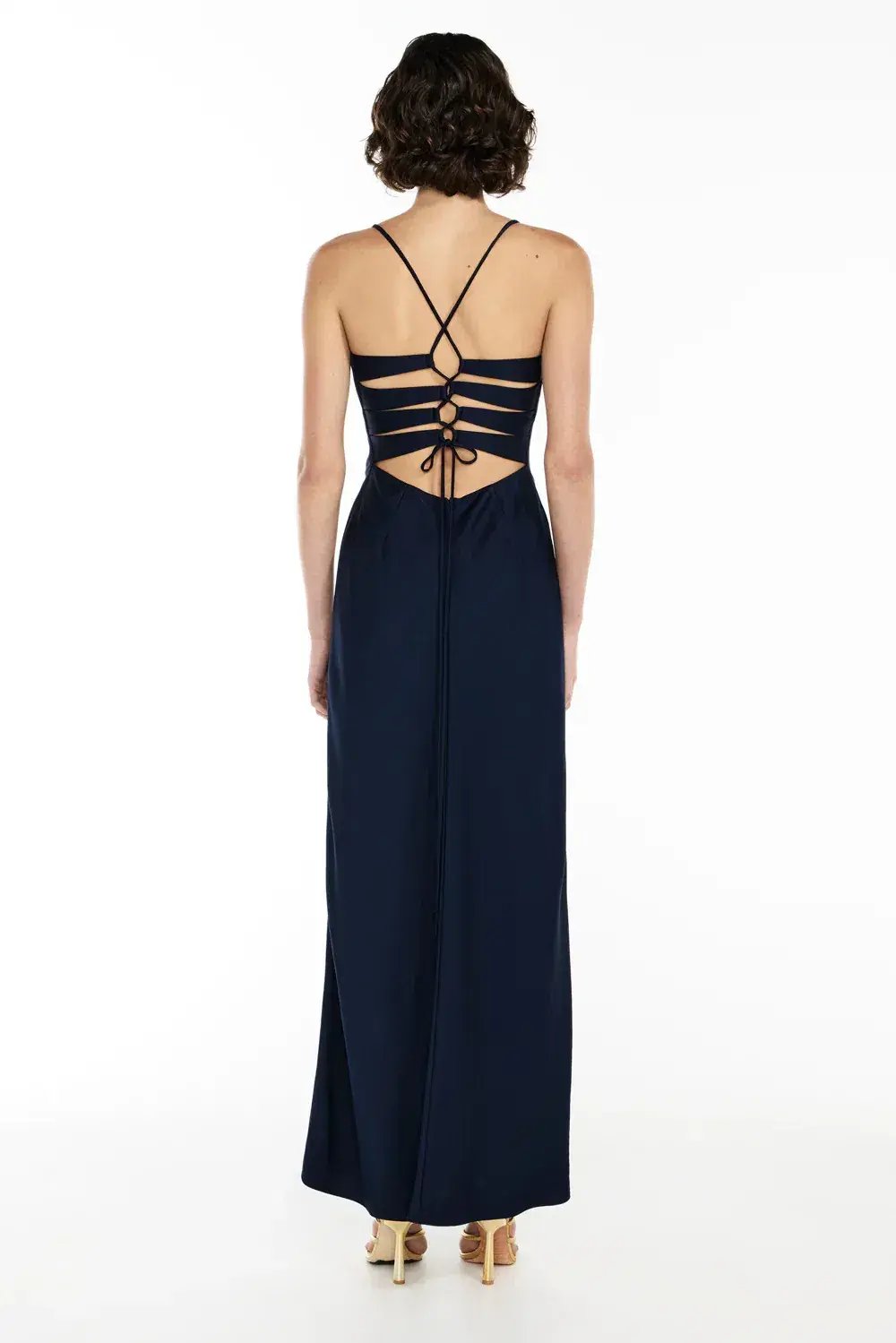 Manning Cartell Navy Time To Shine Slip Dress Size 10 photo 2