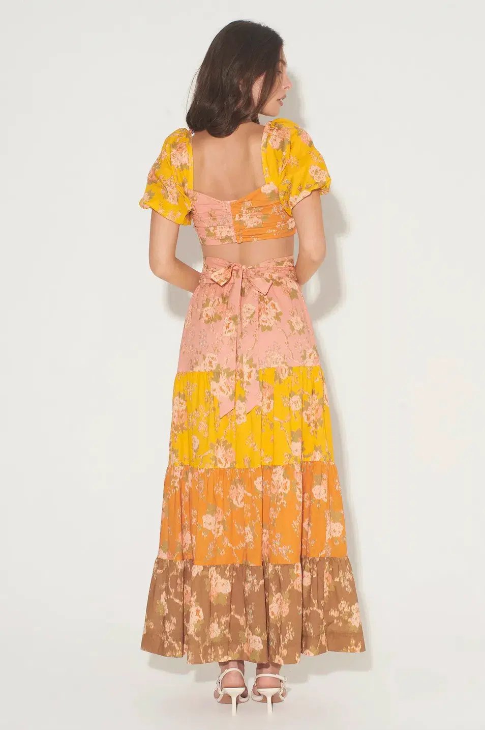 Hansen and Gretel Katarina Top and Mae Skirt Set Multi Floral Size 8 photo 2