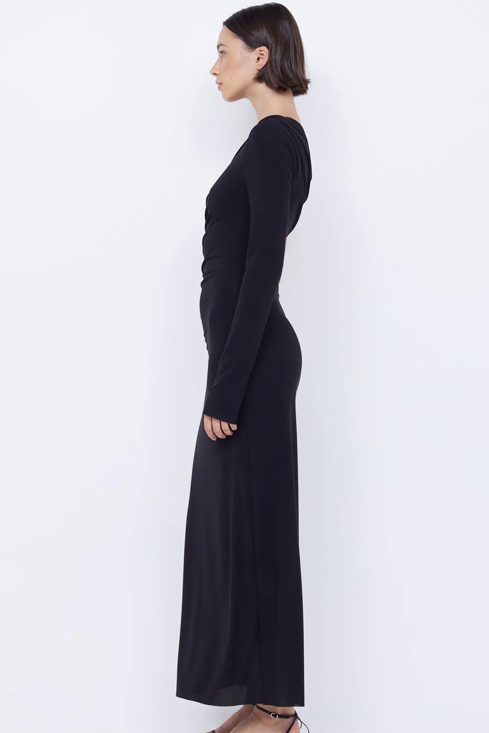 BEC & BRIDGE NABILA ASYM MIDI DRESS - BLACK photo 6