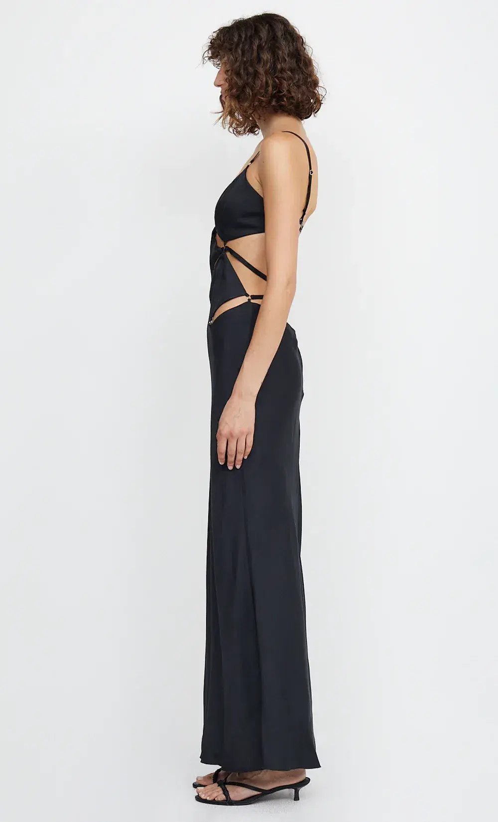 Bec & Bridge Diamond Days Strap Maxi Dress Black Size S / AU 8 photo 3