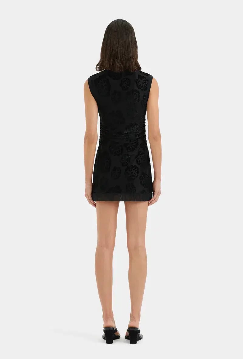 Sir the label Vittoria Mini Dress Midnight Floral Size 8 photo 3
