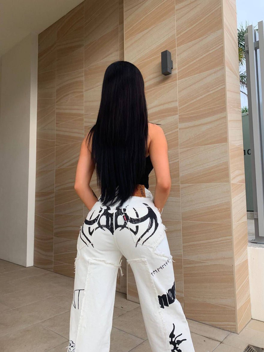 Vetements x Levi's High-Rise Wide-Leg Jeans photo 2