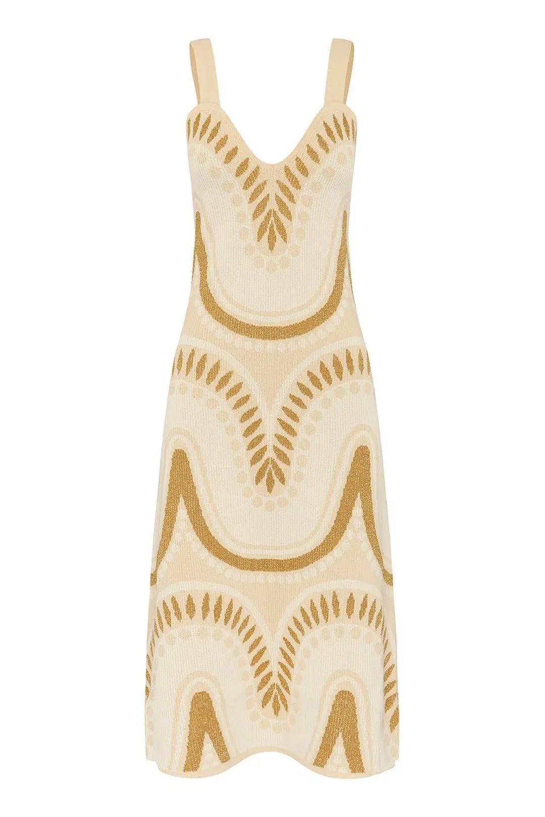 Alice McCall Windswept Midi Dress Yellow Size 6 photo 3