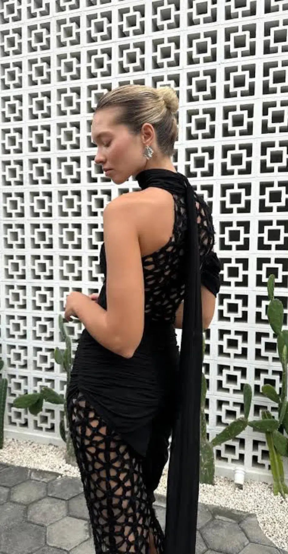 Eliya The Label Milan Dress Black Size S/8 photo 4