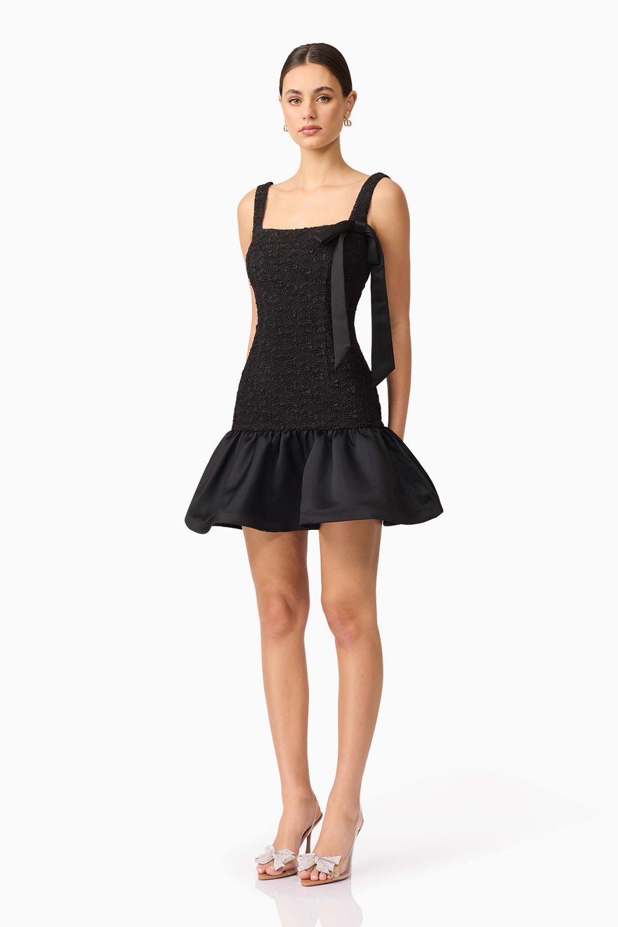 Elliatt Dandelione Mini Dress - Black photo 3