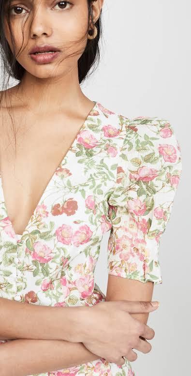 Bec & Bridge Le Follies Mini Dress Print Size 8 photo 2