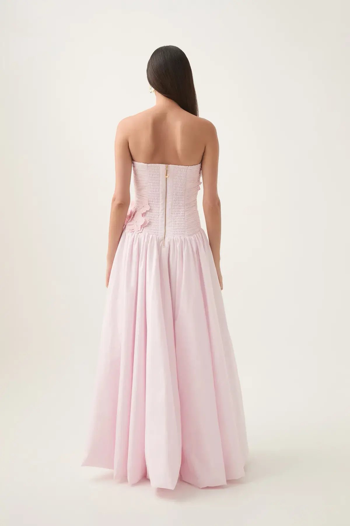 Aje Splendour Flower Gown Pastel Pink Size AU 8 photo 3