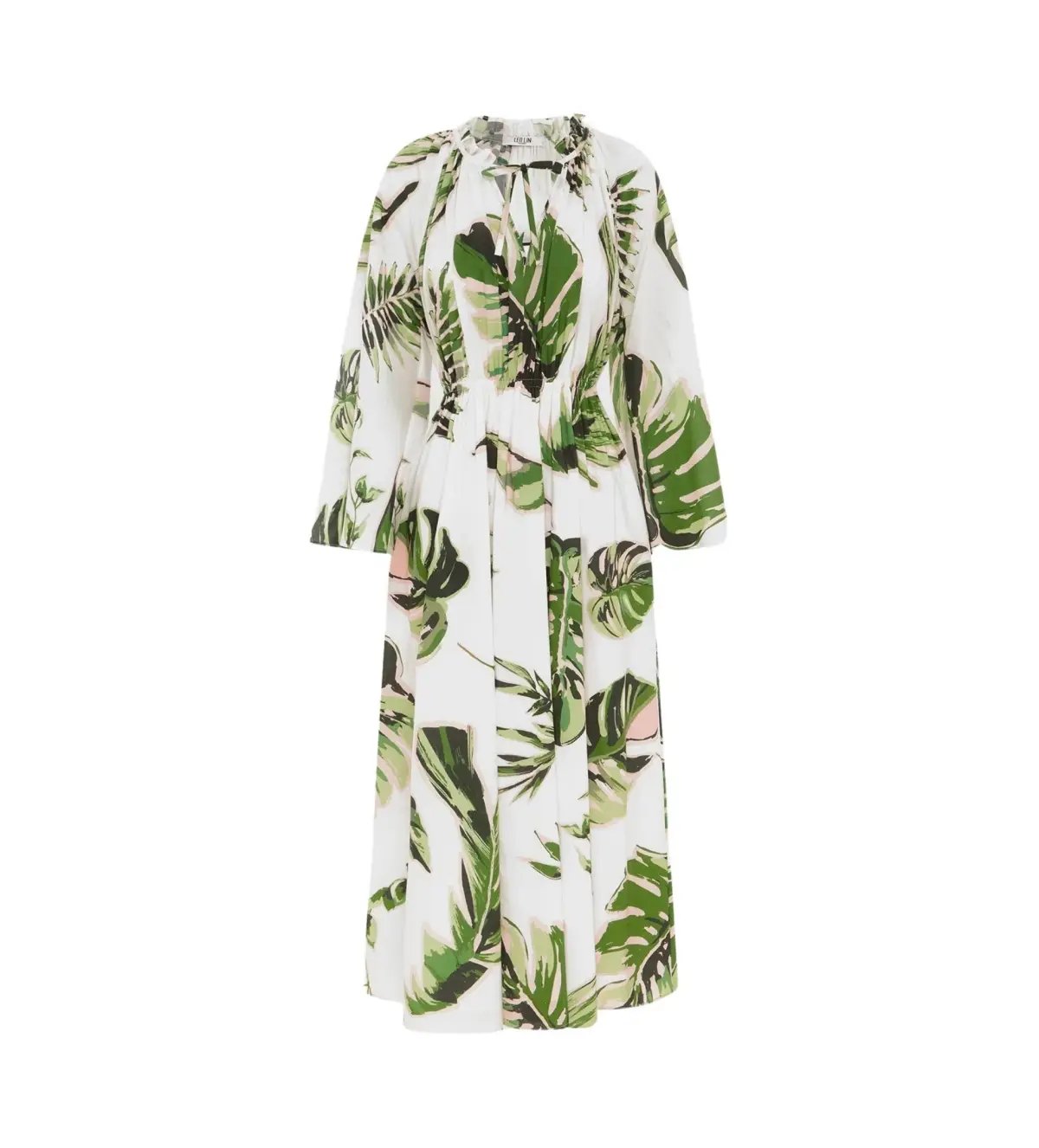 Leo Lin Alexia Midi Dress in Botanica Print Size 16 photo 3