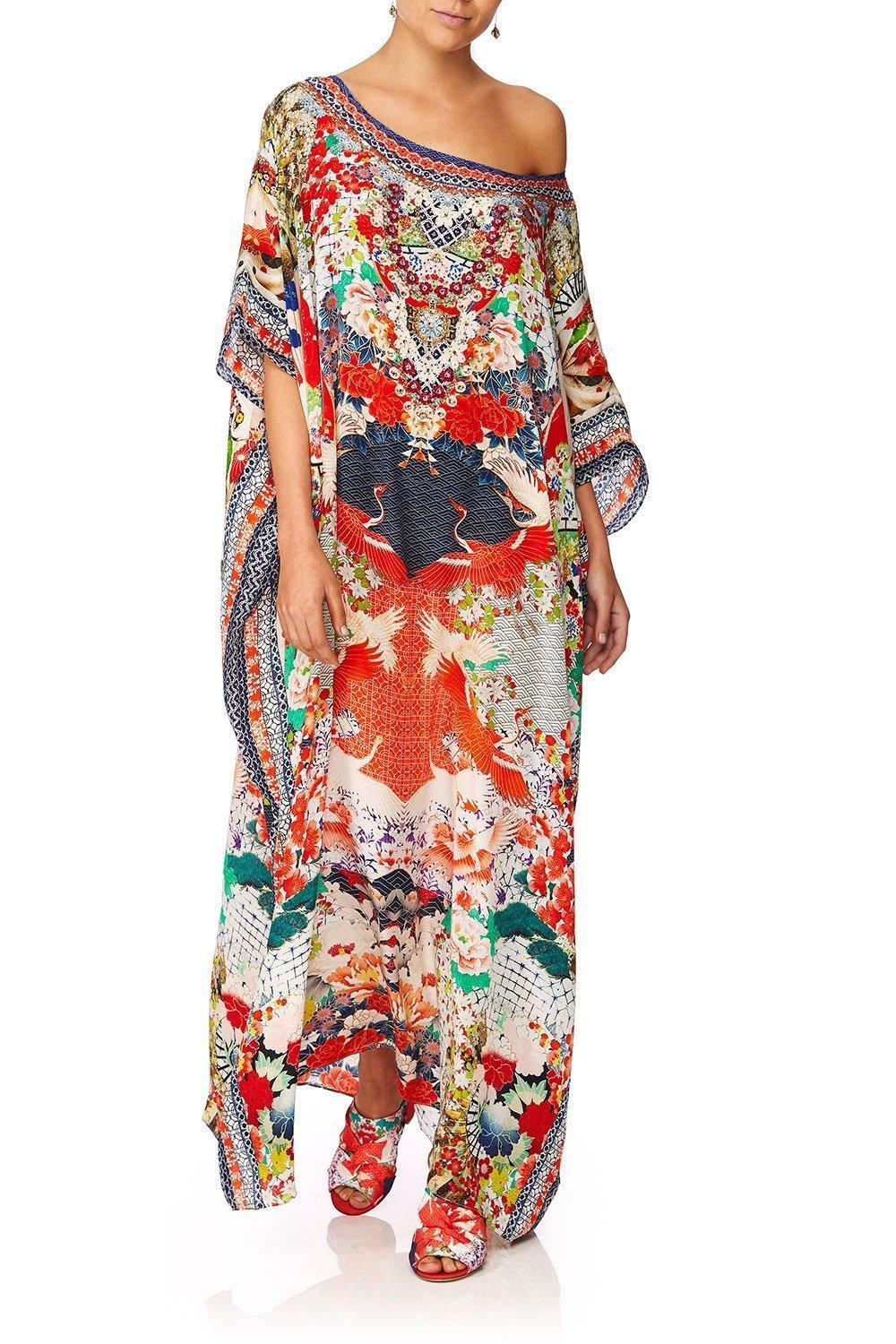 Camilla Geisha Girl Round Neck Kaftan One Size photo 10