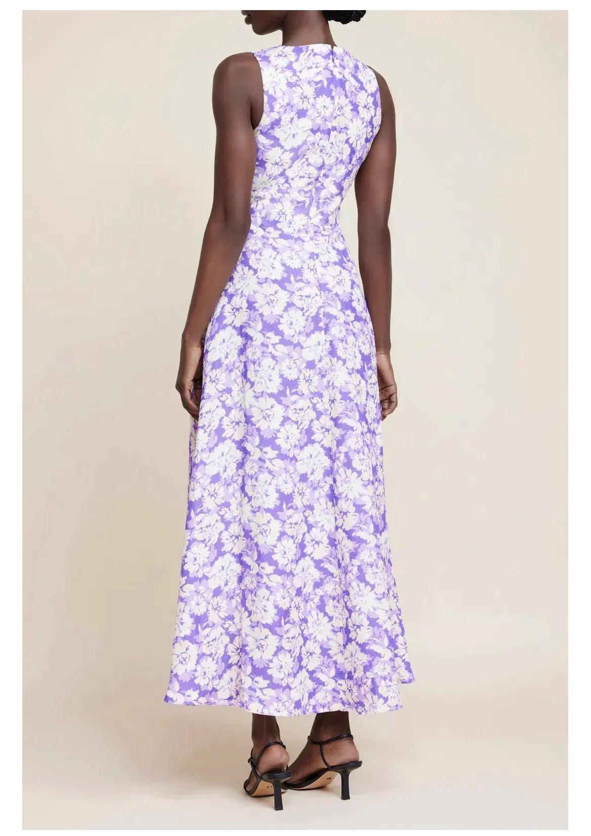 Acler Ardanary Maxi Dress Violet Imprint Size AU 12 photo 3