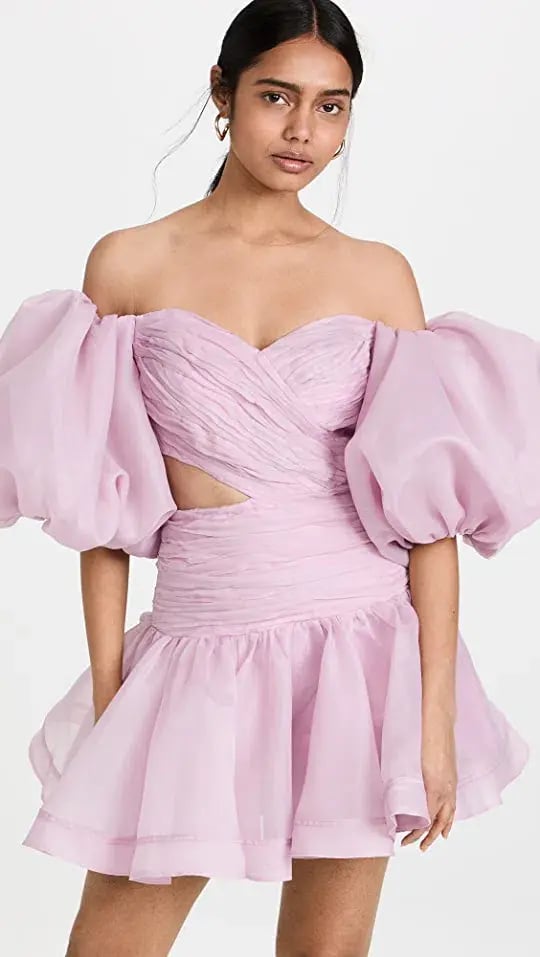 Aje Myriad Cut Out Mini Dress in Lilac Size 4 photo 4