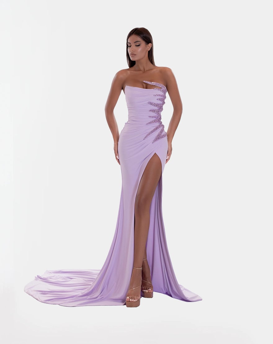 Albina Dyla Lilah Gown (Corset Long Dress) - Lilac photo 2