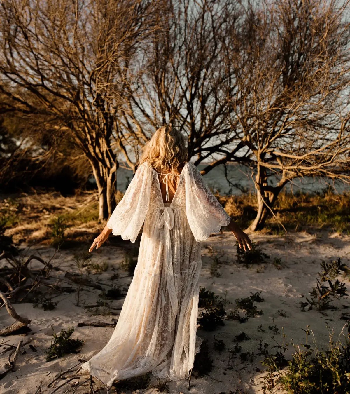 We Are Reclamation Be Love Gown White Size 18 photo 4