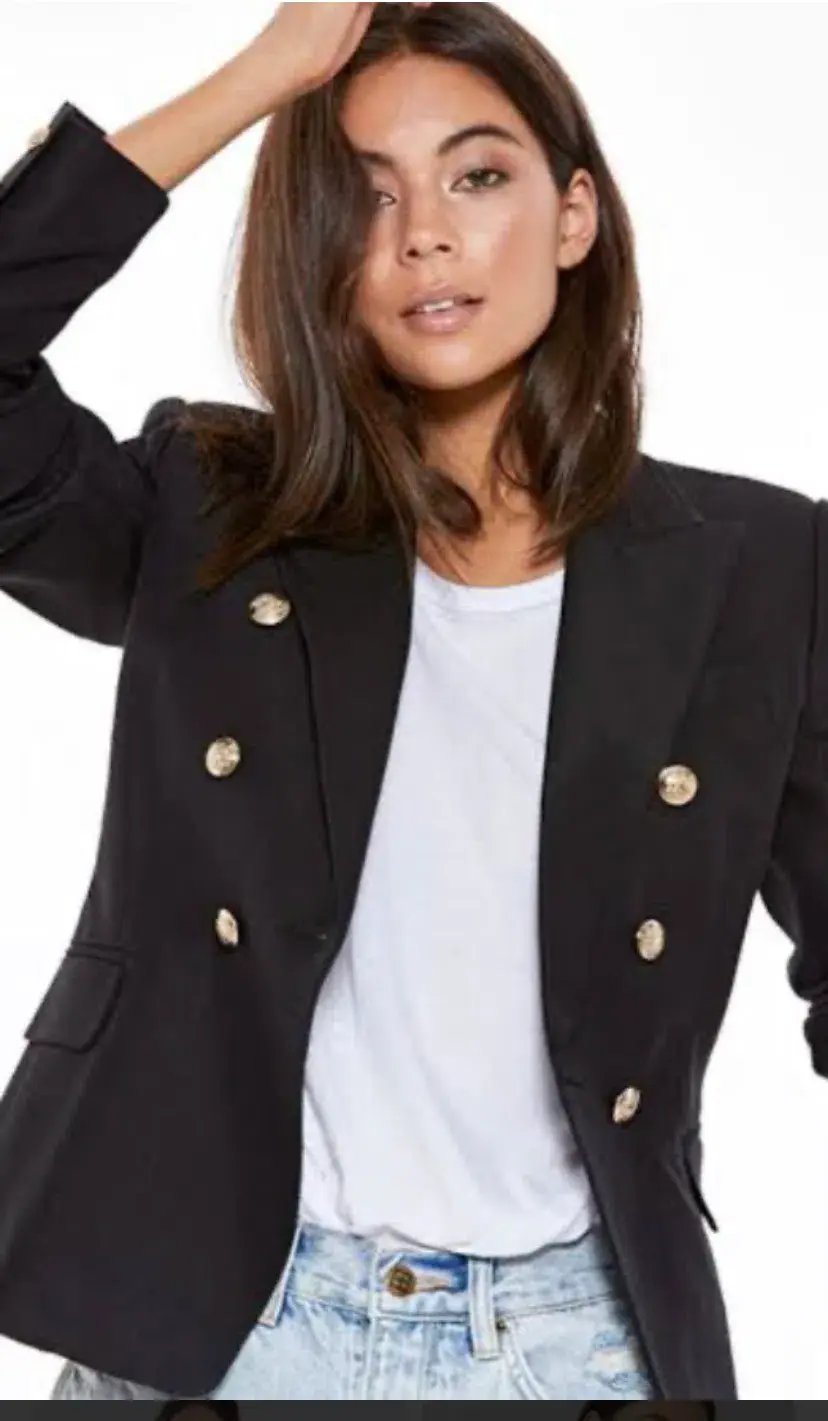 Camilla and Marc Dimmer Blazer Black Size 8 photo 4