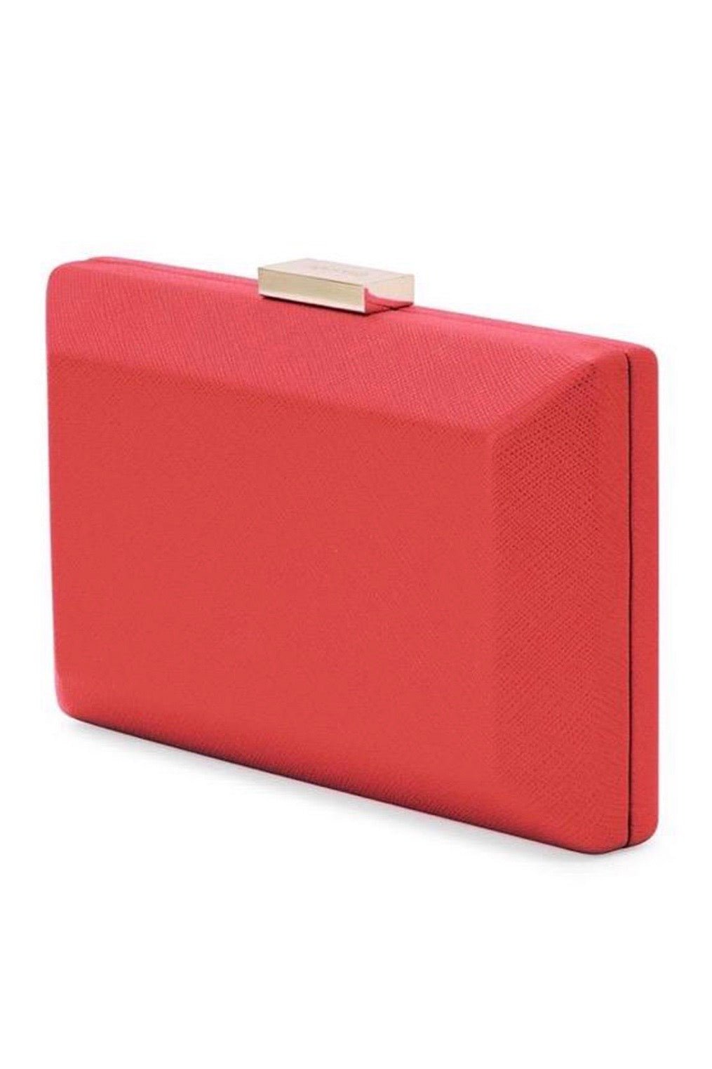 OLGA BERG AVA RECTANGULAR CLUTCH - CORAL photo 2