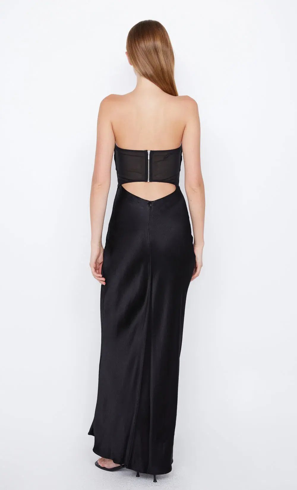 Bec & Bridge Halle Strapless Dress Black Size 8 photo 2