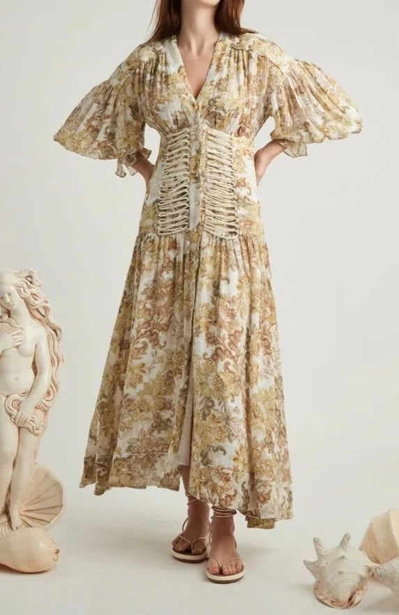 Alemais Bernadette Corset Shirt Dress photo 2