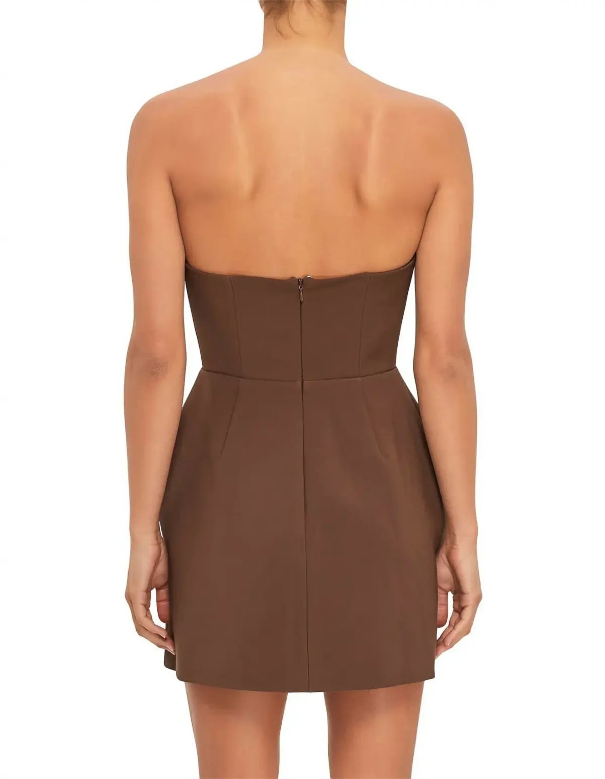 Odd Muse The Ultimate Muse Strapless Dress in Chocolate Size M photo 3