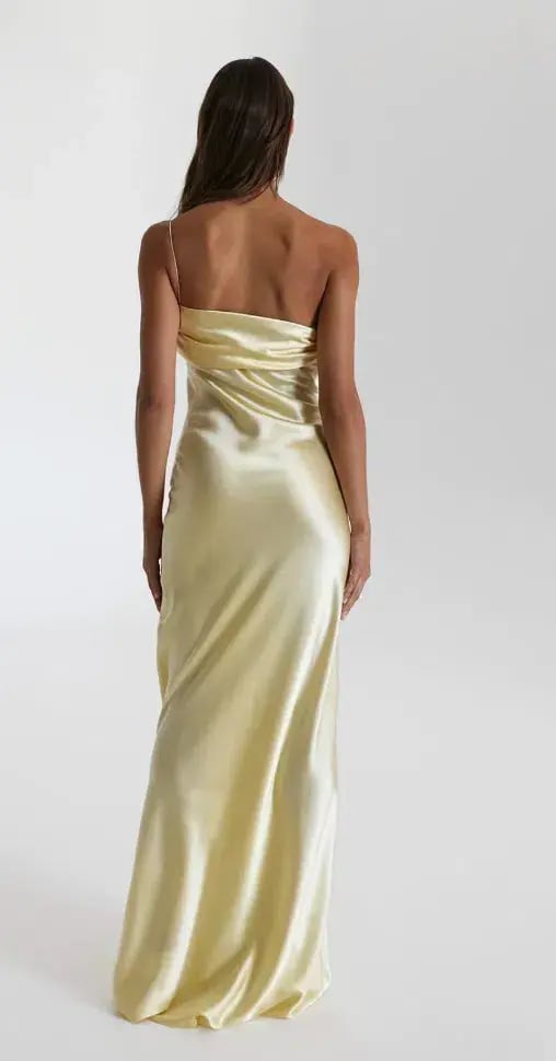Natalie Rolt Mikayla Gown Yellow Size 8 photo 3