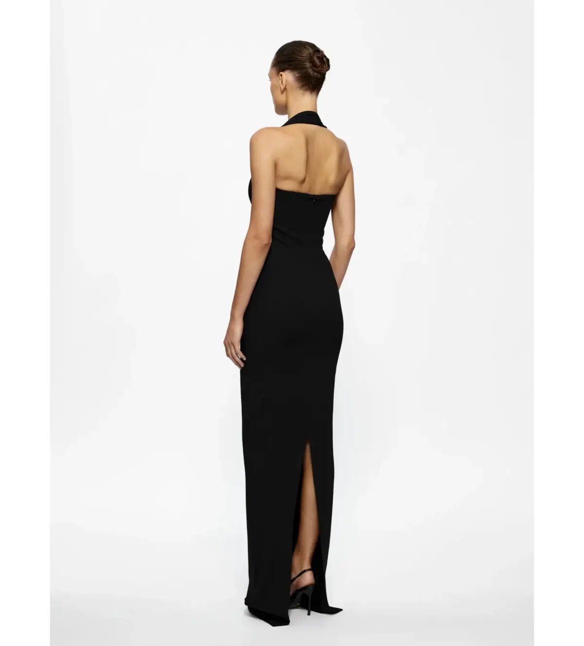 Effie Kats Marian Maxi Gown Black Size 10 photo 3