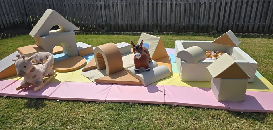 Beige bliss softplay package Hire photo 3