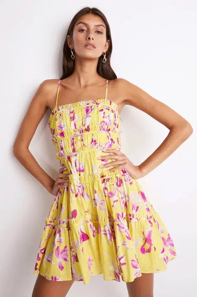 Aje Wildflower Mini Dress Floral Size 4 photo 2