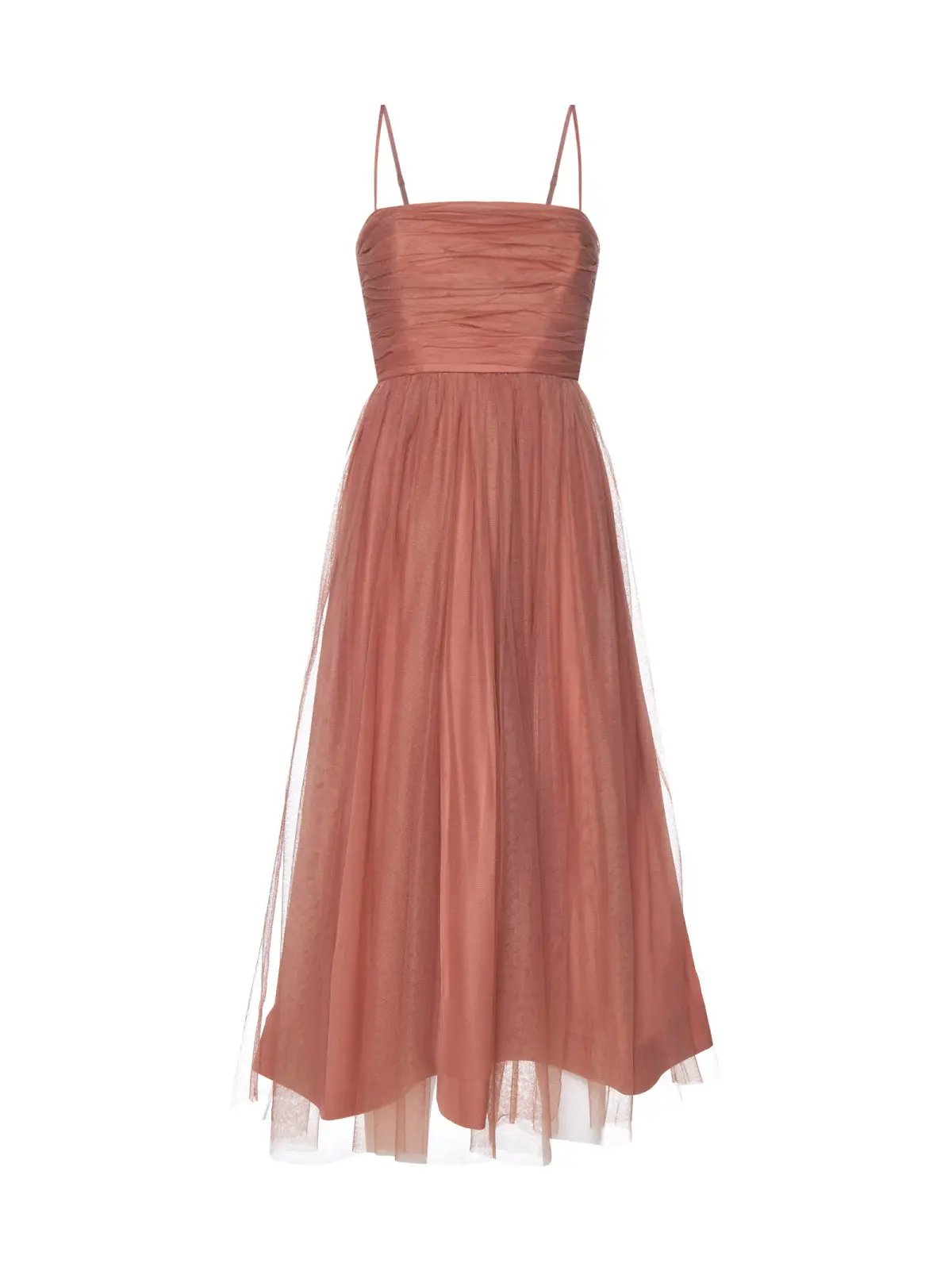Zimmermann Tulle Midi Dress Lipstick Size 1 / AU 10 photo 3
