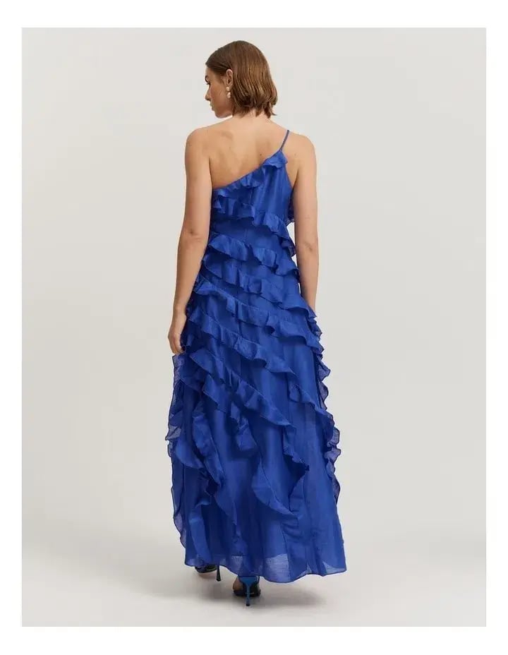 Yeojin Bae Cutout Shoulder Dress Blue Size 6 photo 37