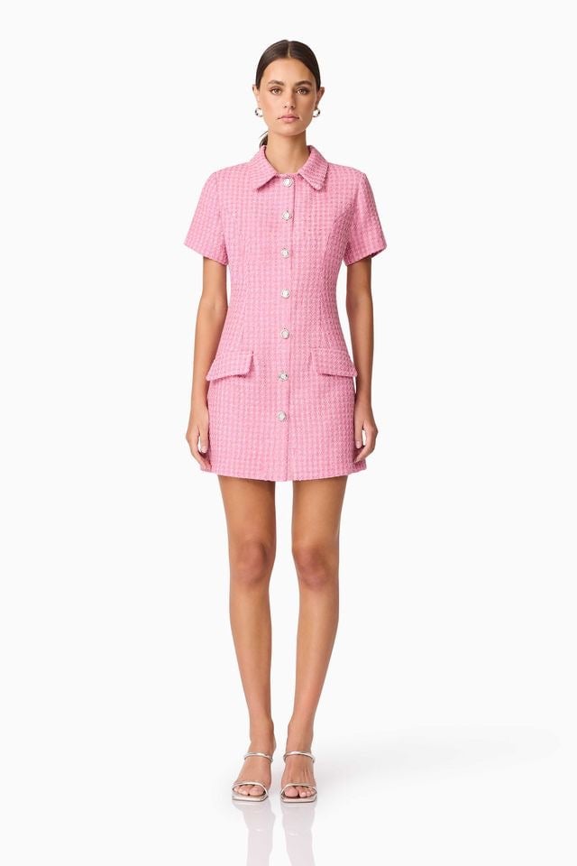 Elliatt Alia Mini Dress - Pink photo 3