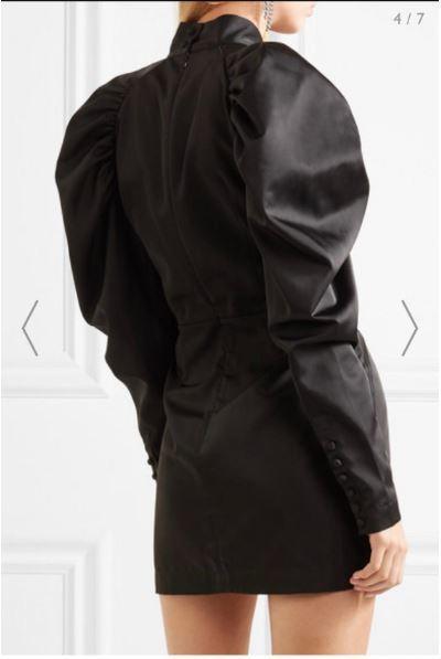 Rotate Birger Christensen mini black dress size 8 photo 2