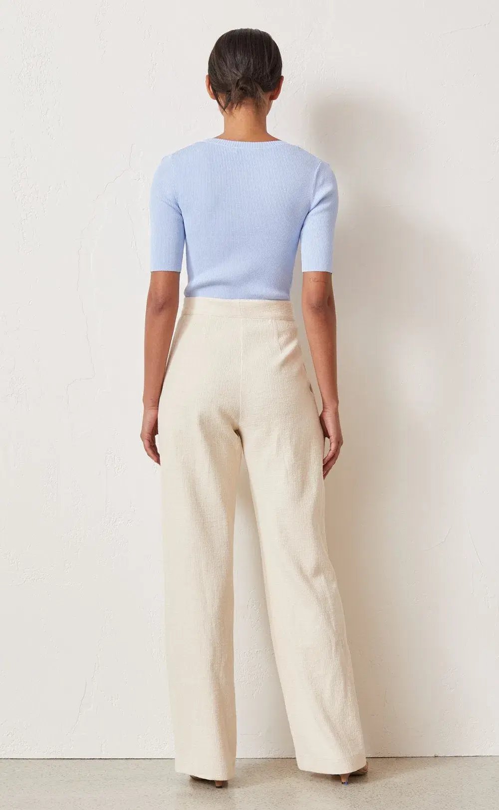 Bec & Bridge Astrid Knit Tee and Anika Pants Set Blue Size 10 photo 2