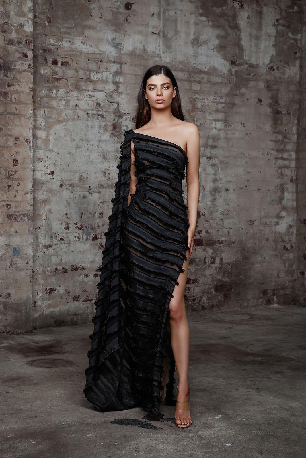 LEXI BOWERY DRESS – BLACK SZ 8 photo 2