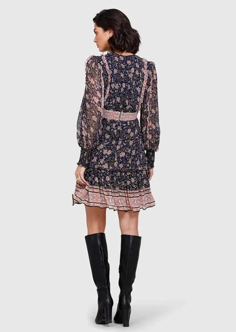 Ministry Of Style Navajo Short Dress Navy Size AU 8 photo 2