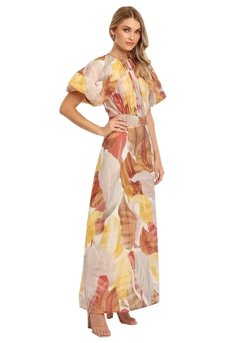 Morrison Anastasia Maxi Dress Multi Print Size 10 photo 2