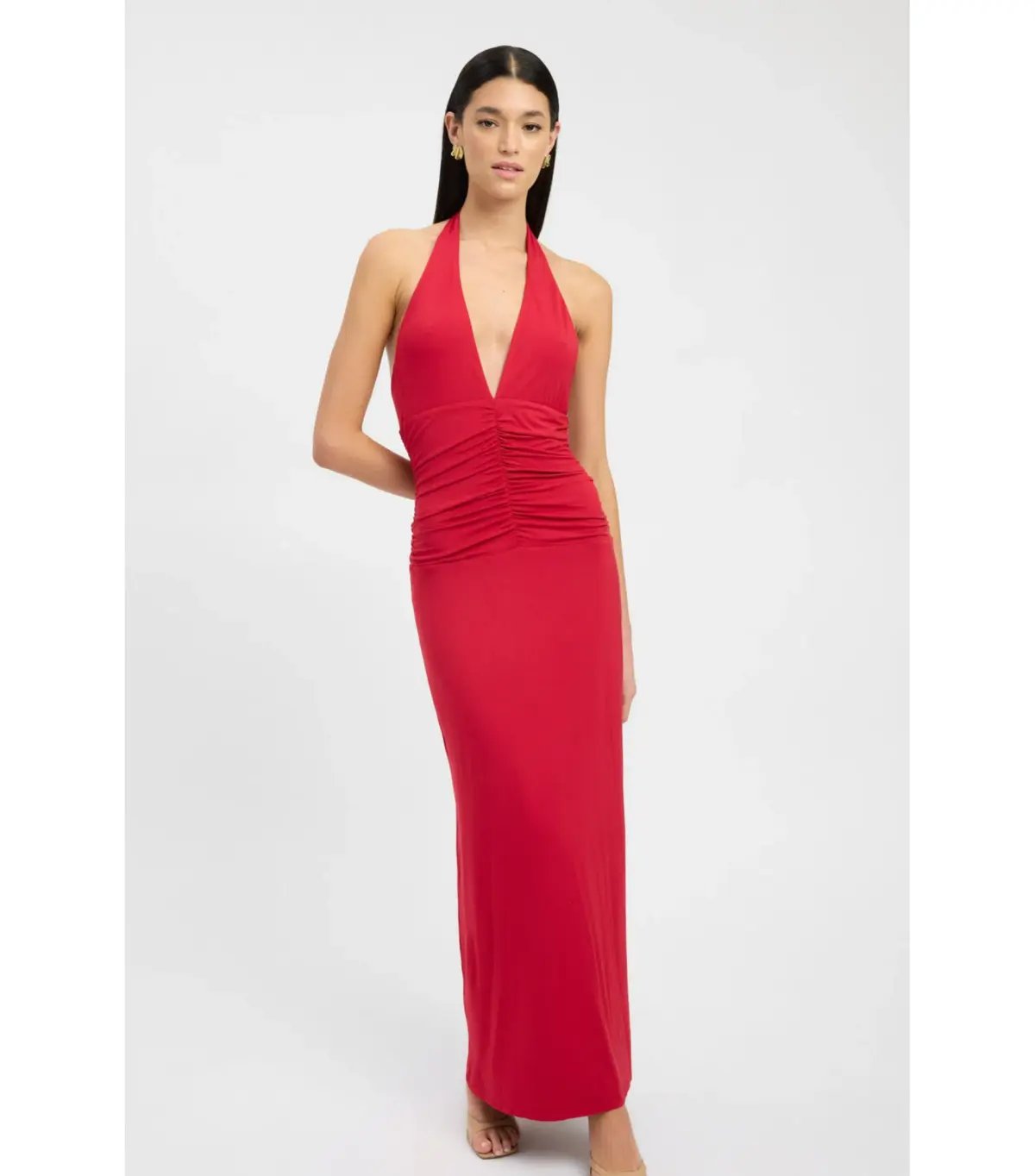 Kookai Brooklyn Maxi Dress in Scarlet Size AU 6 photo 2